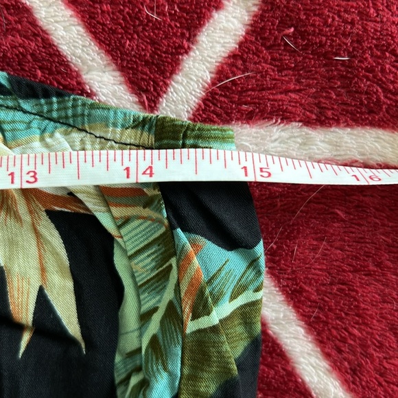 EUC SHEIN Tropical Strapless Romper - Size Medium - Picture 6 of 7